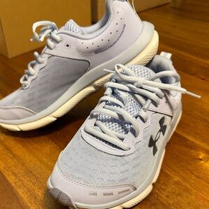Under Armour Light Lavender Mesh Running Sneakers